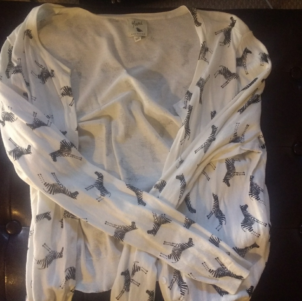 Zebra cardigan